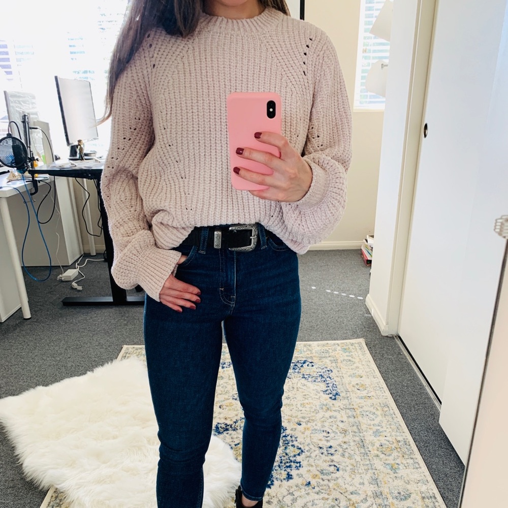 H&M velvet sweater size S